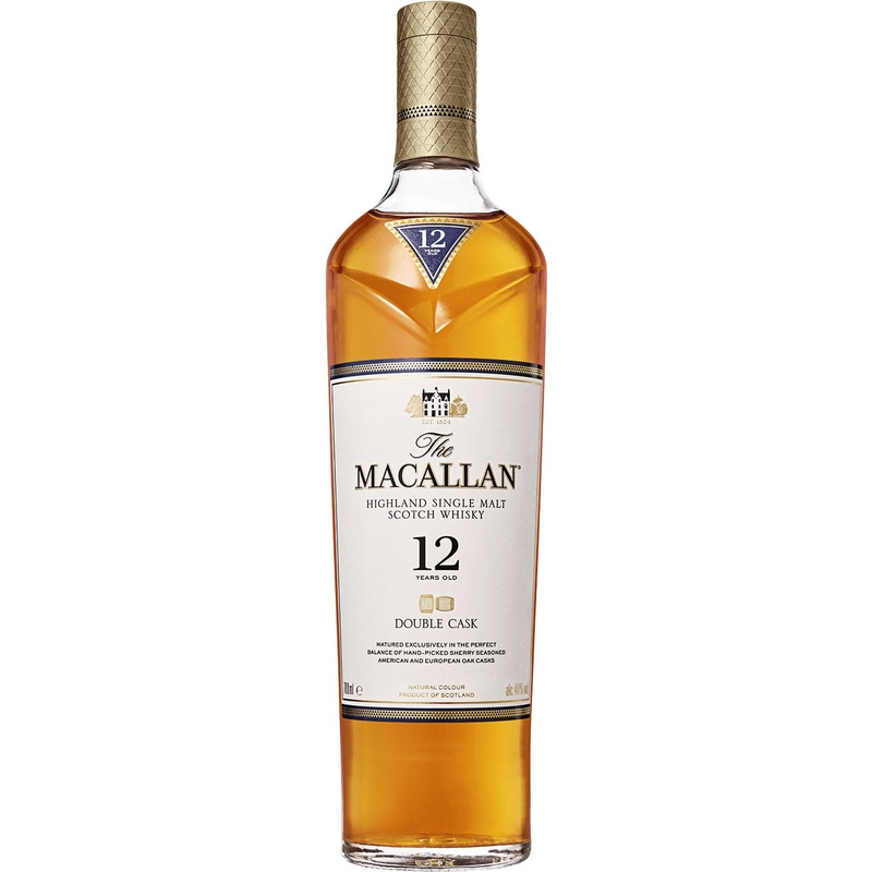 The Macallan Double Cask 12 Year Old Single Malt Whisky 750ml