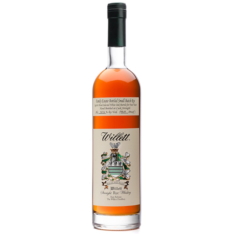 Willett Family Estate Kentucky Rye Cask Strenght Whiskey 4 Year Old 750ml