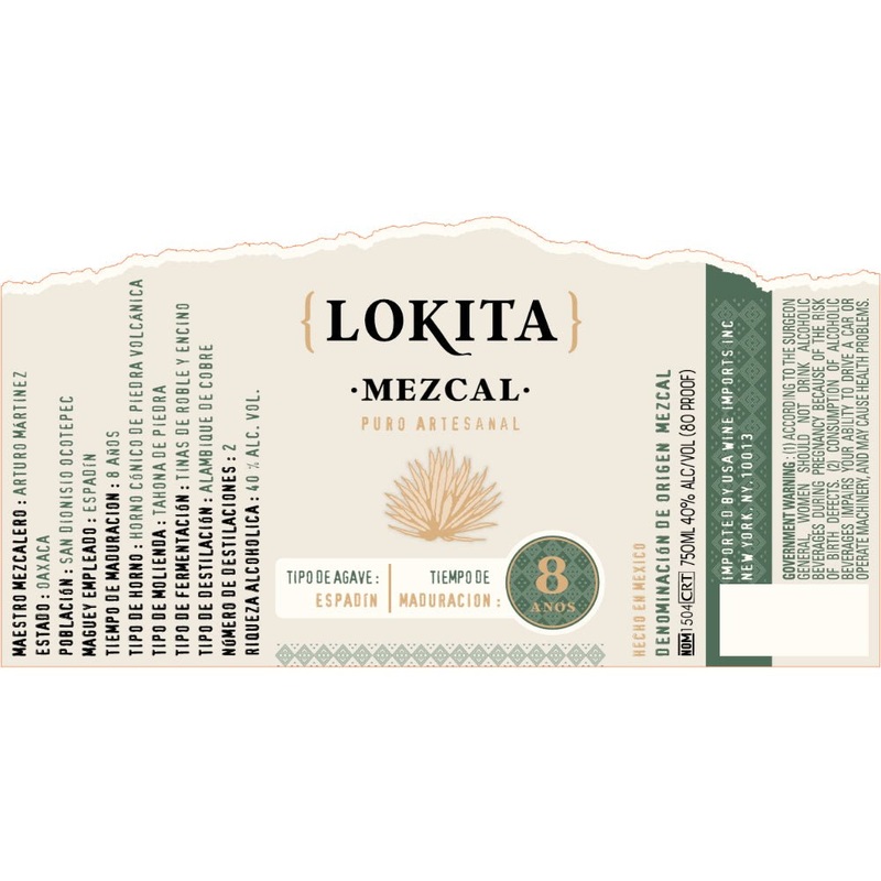 Lokita 8 Year Old Espadin Mezcal