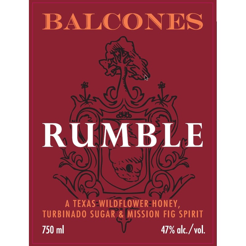 Balcones Rumble Spirit - Texas Wildflower Honey, Mission Fig, & Turbinado Sugar