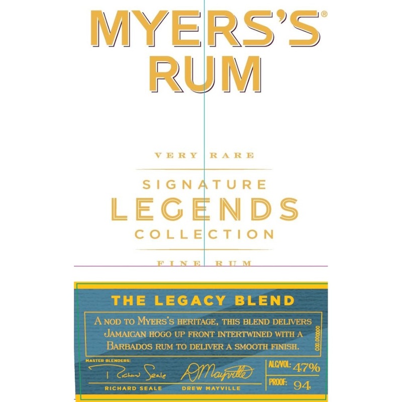 Myerss Rum Signature Legends Collection - The Legacy Blend
