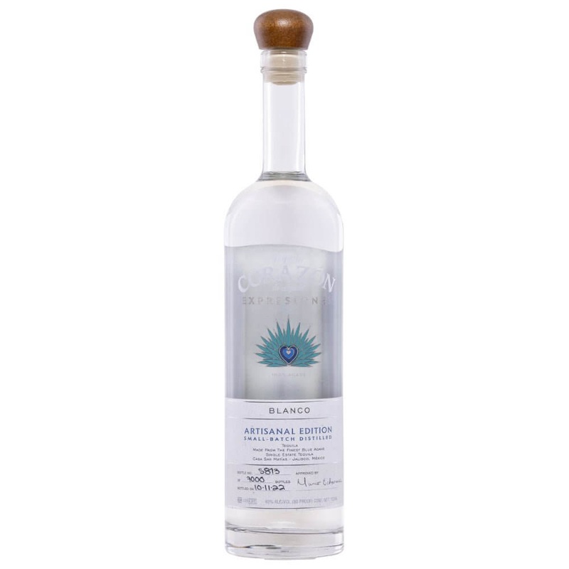 Tequila Corazn Expresiones Artisanal Blanco 2023 Release