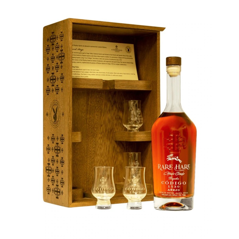 Cdigo X Playboy Rare Hare Limited Edition Double Barrel Aejo Tequila