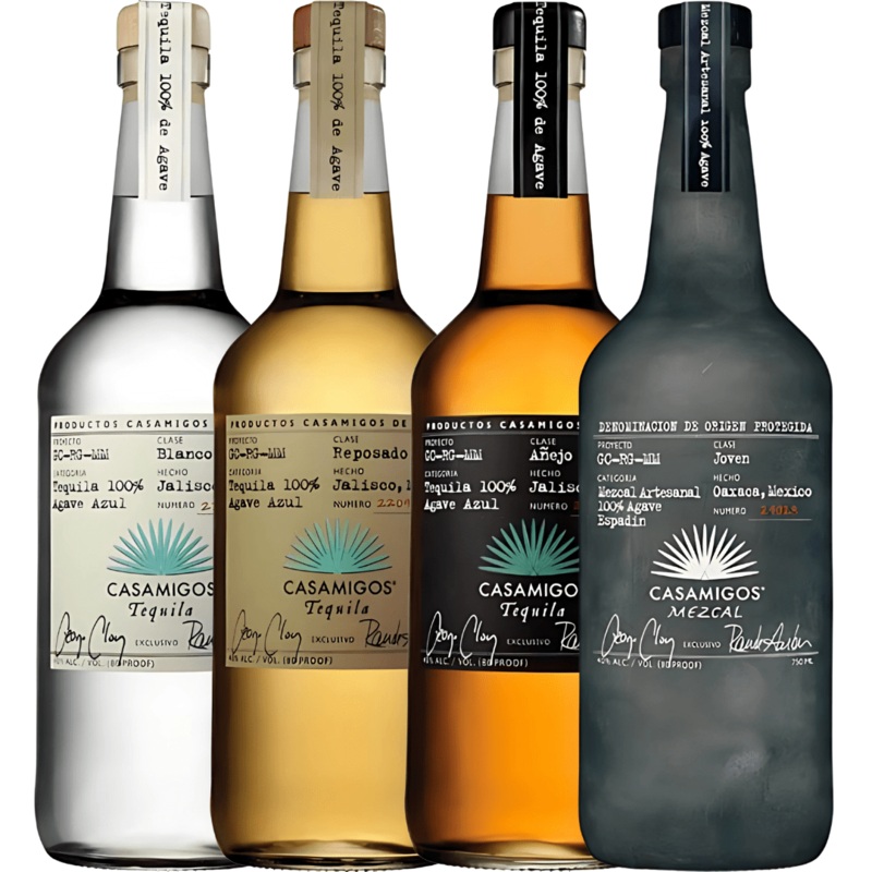 Casamigos Tequila Bundle: Blanco, Reposado, Aejo & Mezcal