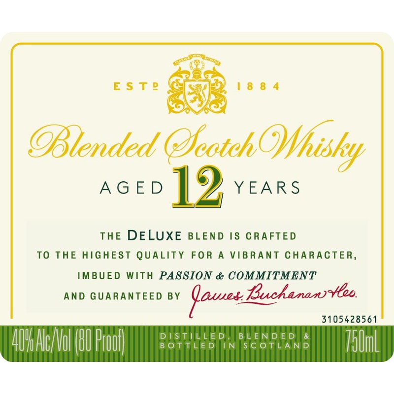 Buchanans Deluxe 12 Year Blended Scotch Whisky