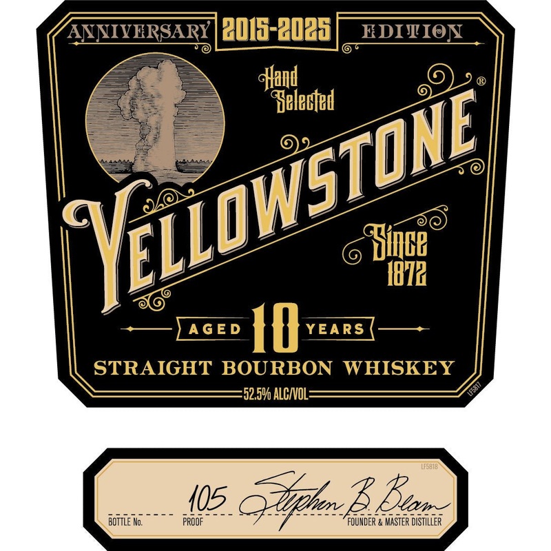 Yellowstone 10-Year Anniversary Edition Straight Bourbon Whiskey