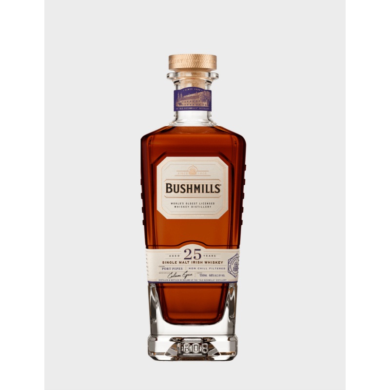 Bushmills 25 Year Old Single Malt Finished in Port Pipes