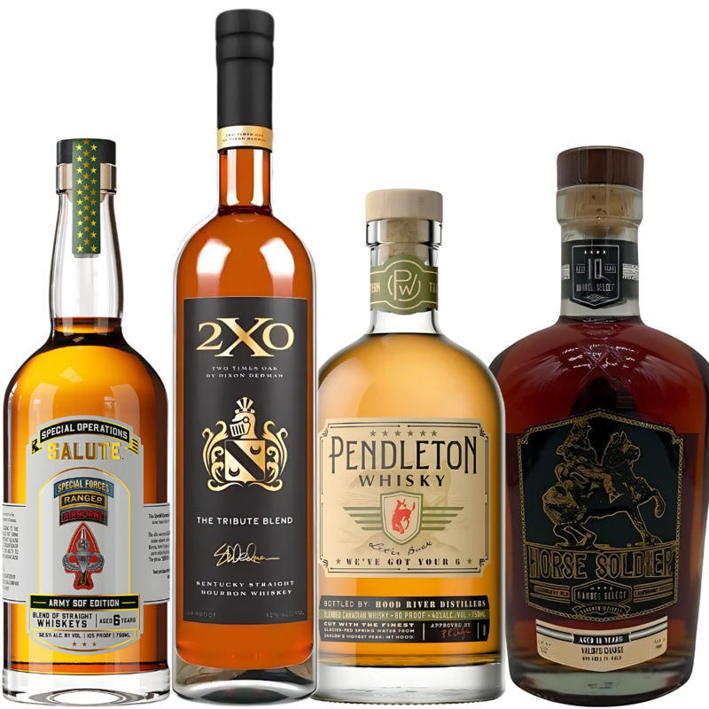 Support the Troops Bundle  Military Tribute Whiskey Collection