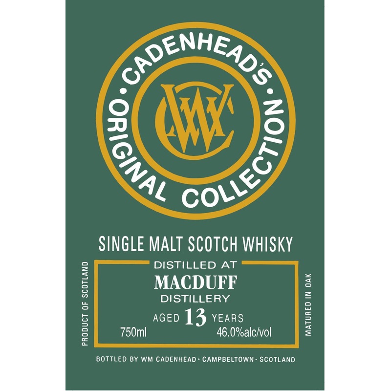 Cadenhead's Macduff 13 Year Old Single Malt Scotch Whisky
