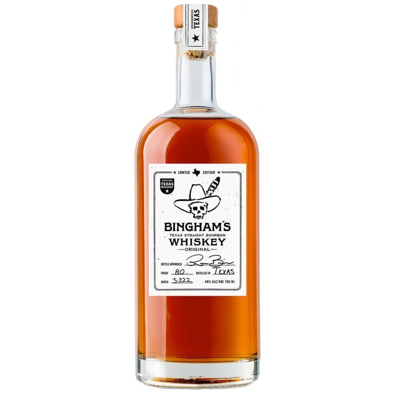 Bingham's Bourbon Original A Certified Texas Whiskey by Ryan Bingham