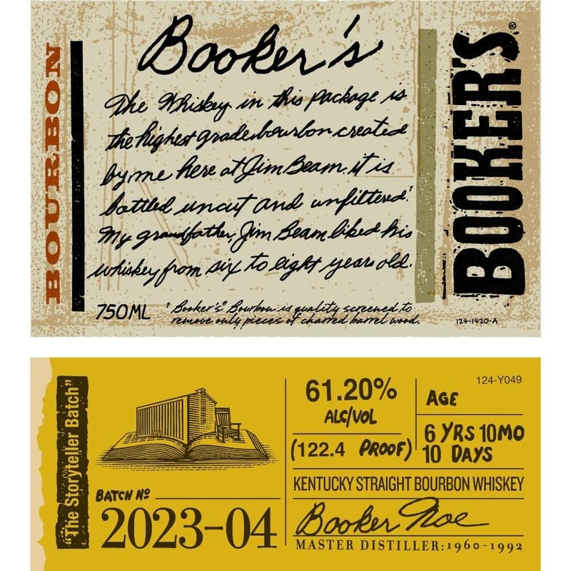 Booker's Bourbon 2023-04 The Storyteller Batch