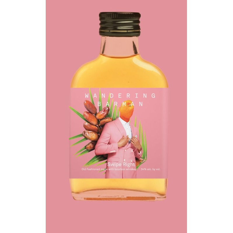 Wandering Barman Swipe Right- Date Bourbon Old Fashioned 100ml