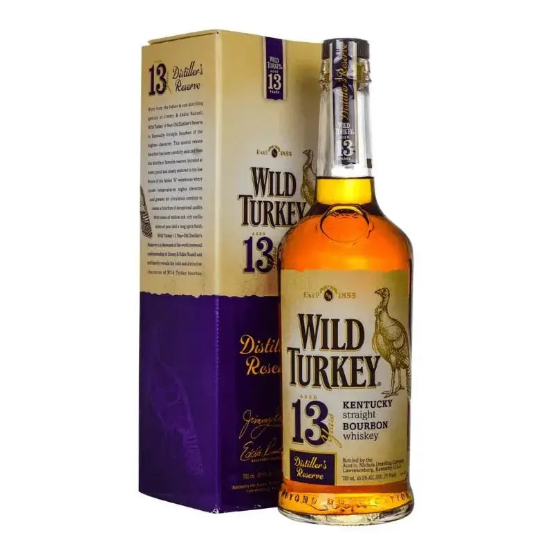 Wild Turkey 13 Years Old Distiller's Reserve Bourbon Whiskey 700mL