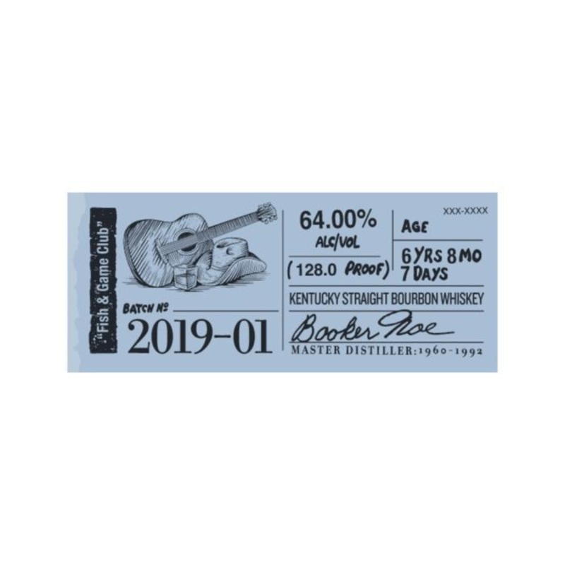 Booker's Bourbon 2019-01 Fish & Game Club