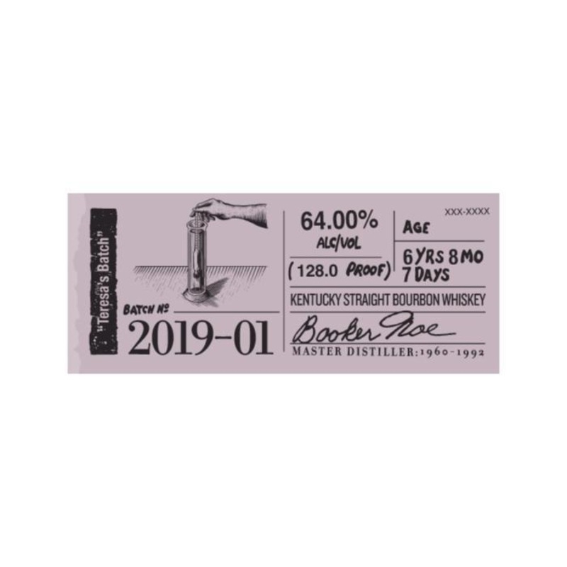Booker's Bourbon 2019-01 Teresa's Batch
