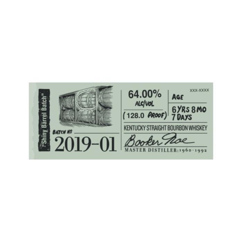 Booker's Bourbon 2019-02 Shiny Barrel Batch