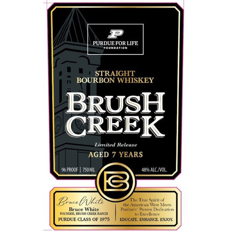 Brush Creek Straight Bourbon Whiskey Aged 7 Years  750ml