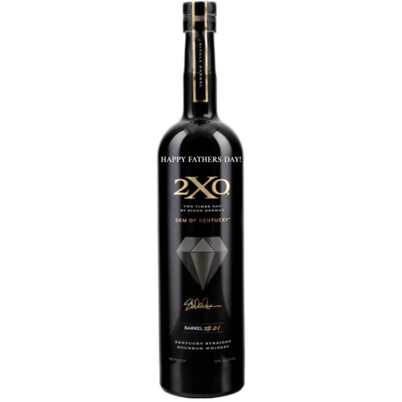2XO Gem of Kentucky Kentucky Straight Bourbon "HAPPY FATHERS DAY!" Engraved Bottle 2025