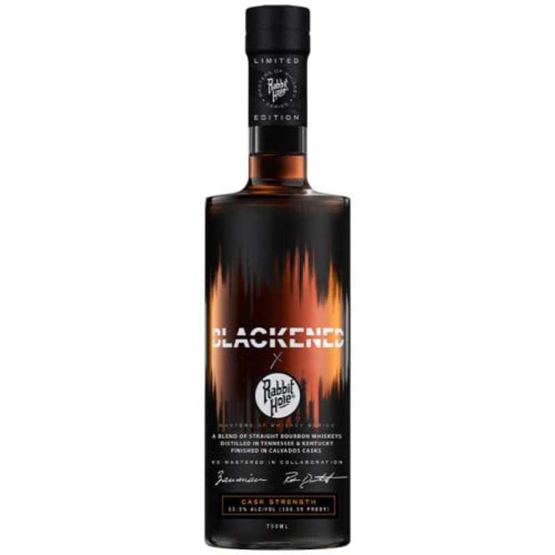 Blackened X Rabbit Hole Cask Strength Bourbon By Metallica