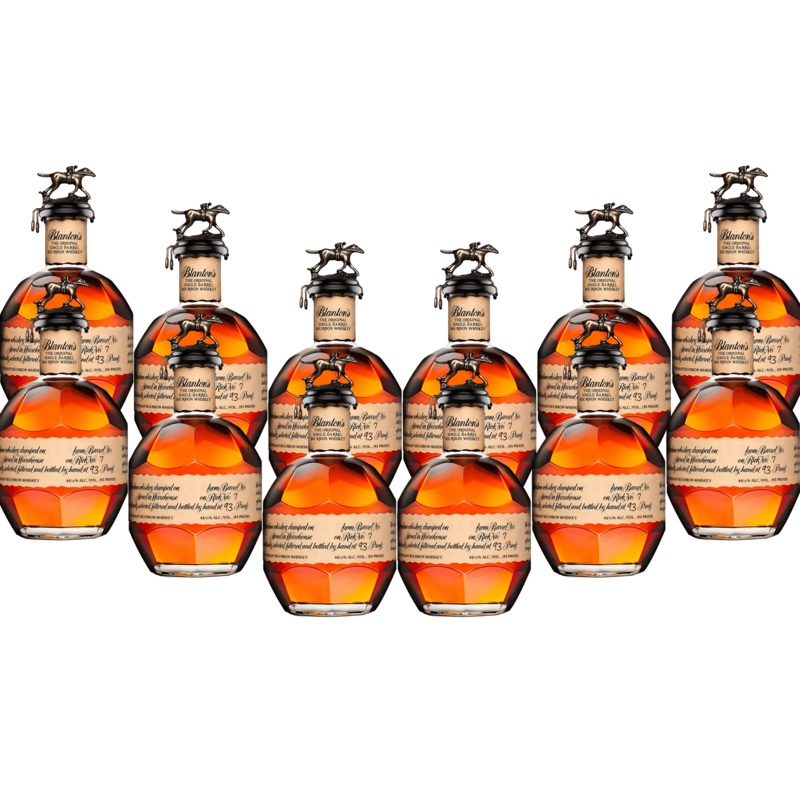 Blanton's Original Single Barrel Bourbon 750ml 12 Pack