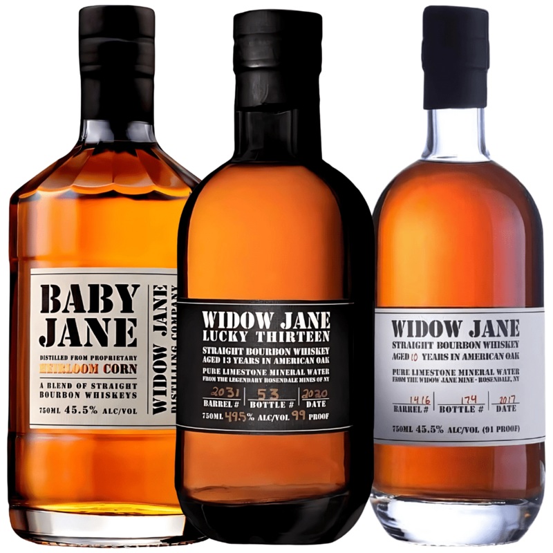 The Widow Jane Heritage Bundle: Rare & Aged Bourbon Trio