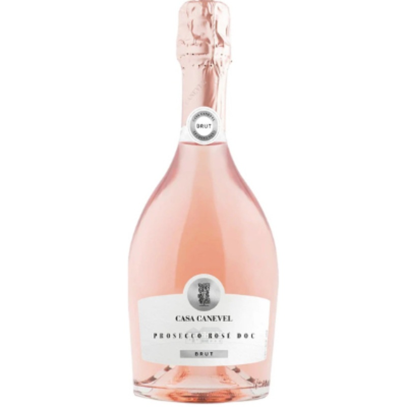 Canevel 'Casa Canevel' Prosecco Rose Brut, Veneto, Italy NV (Case of 12)