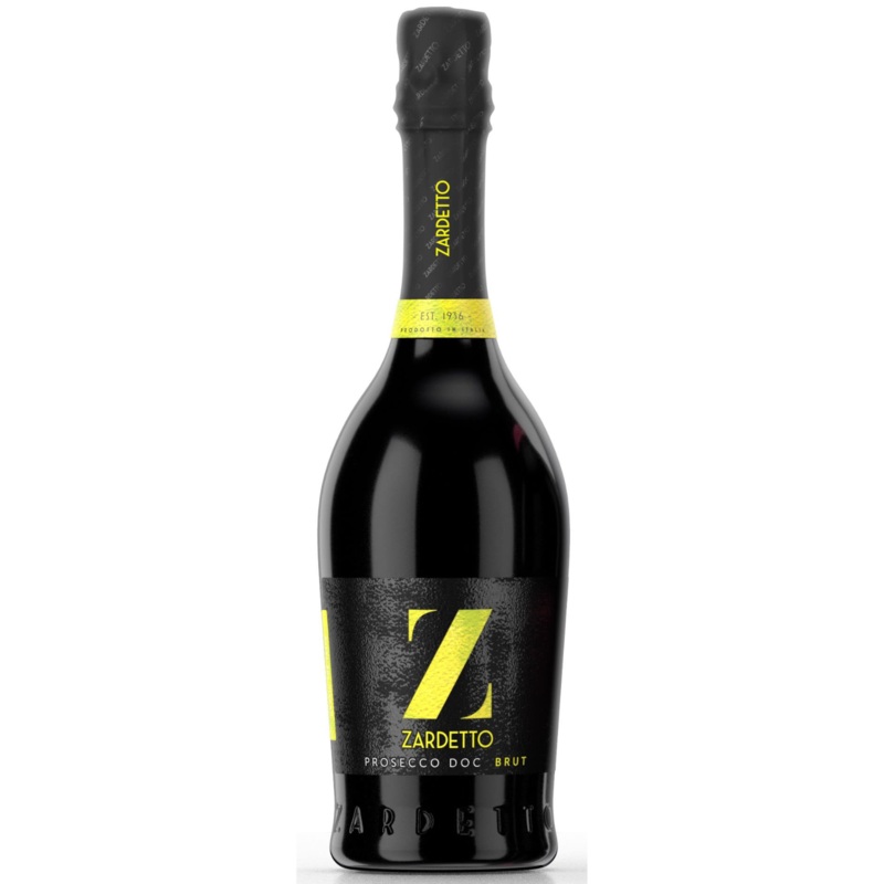 Zardetto 'Z' Prosecco Brut, Veneto, Italy NV Case (6x750ml)