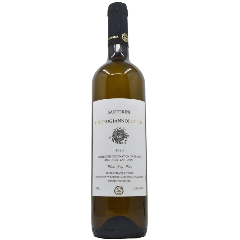 Volcan Wines Koutsoyannopoulos Winery Assyrtiko, Santorini, Greece 2020