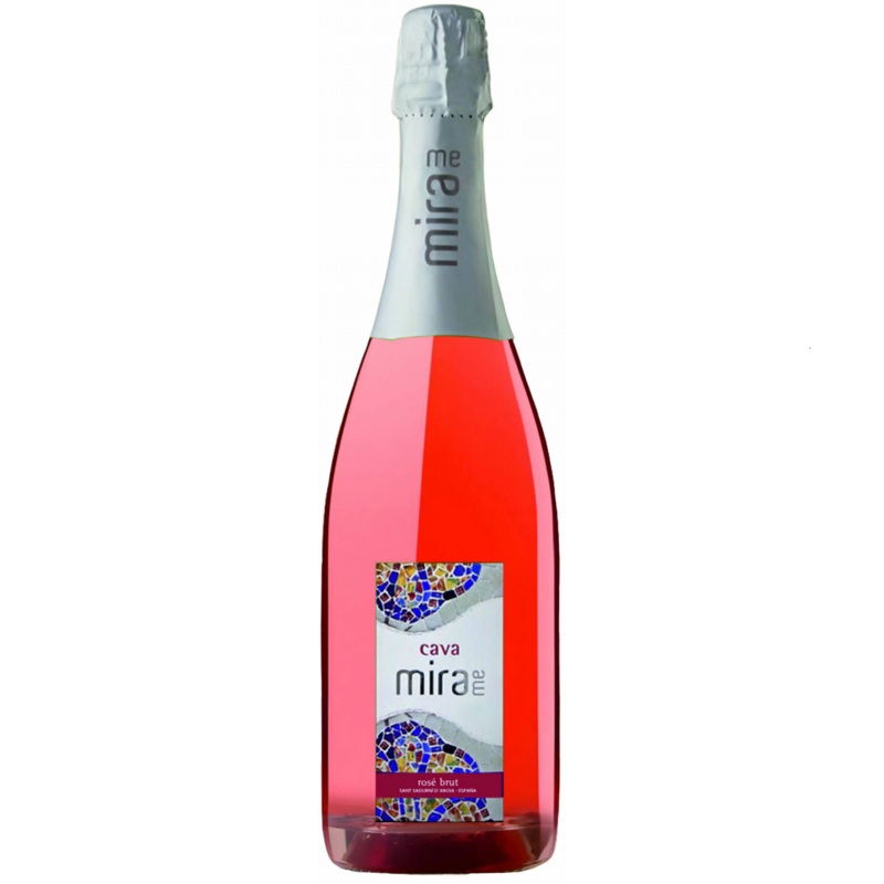Mirame Rose Brut Cava, Catalonia, Spain NV Case (6x750ml)