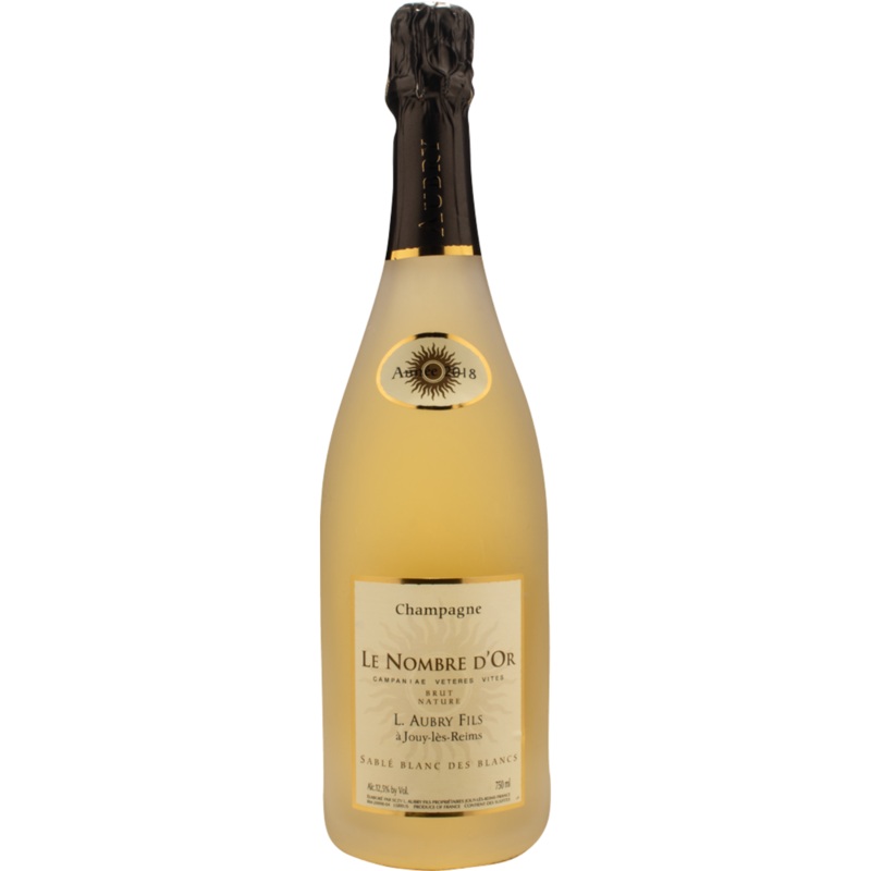 Champagne Aubry Le Nombre d'Or Sable Blanc de Blancs Campanae Veteres Vites Brut 2018