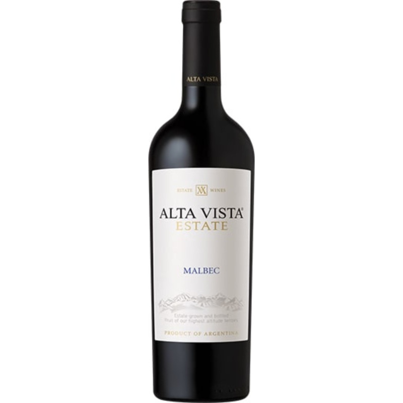 Alta Vista Estate Malbec, Mendoza, Argentina 2020 Case (6x750ml)