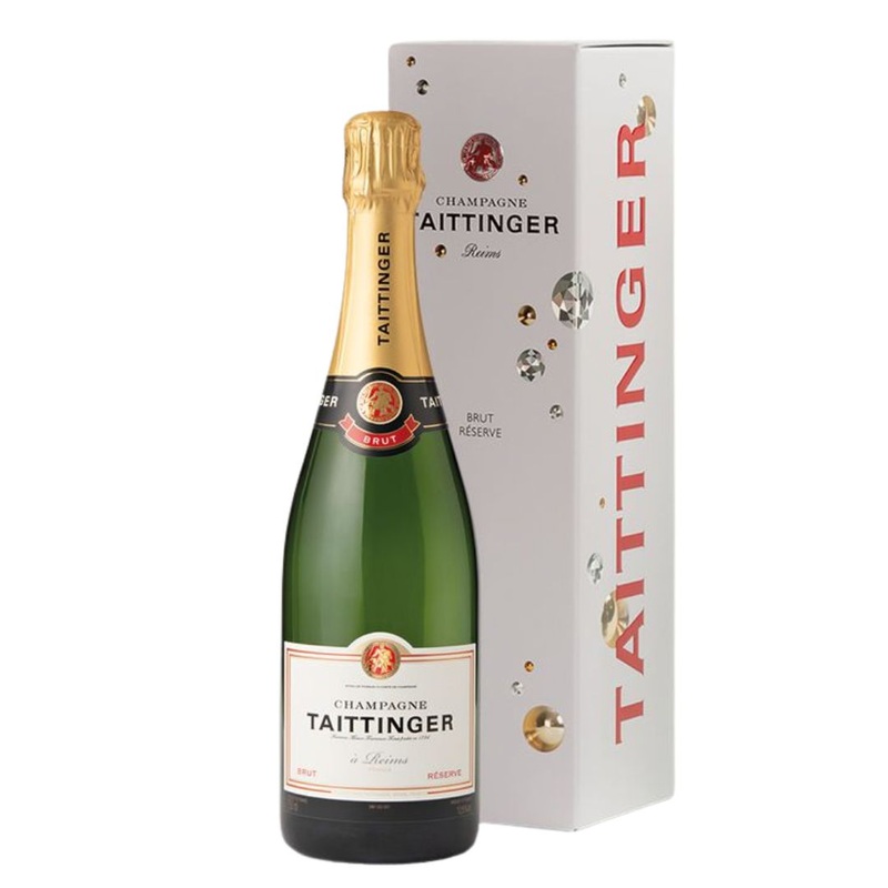 Champagne Taittinger Brut Reserve Gift Boxed NV - 750ml