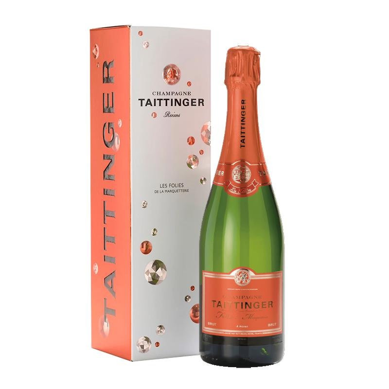 Champagne Taittinger Folies de la Marquetterie Gift Boxed NV