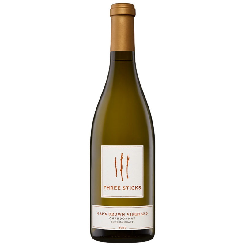Three Sticks Chardonnay Gap's Crown Vineyard Sonoma Coast 750 ML