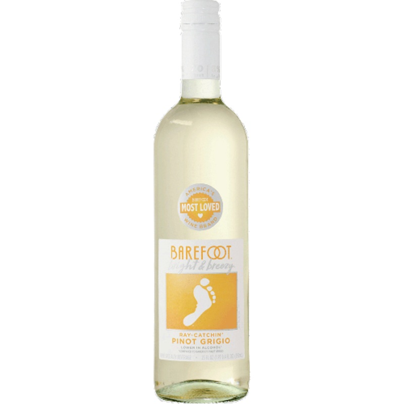 Barefoot Cellars Bright &  Breezy Pinot Grigio 750 ML
