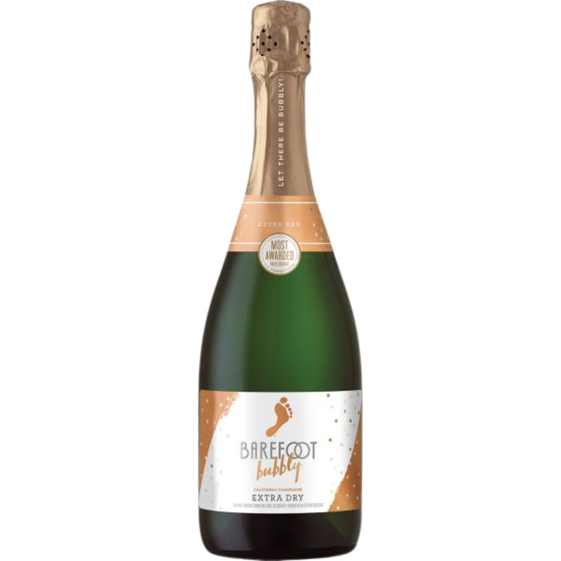 Barefoot Cellars Bubbly Champagne Extra Dry California 750 ML