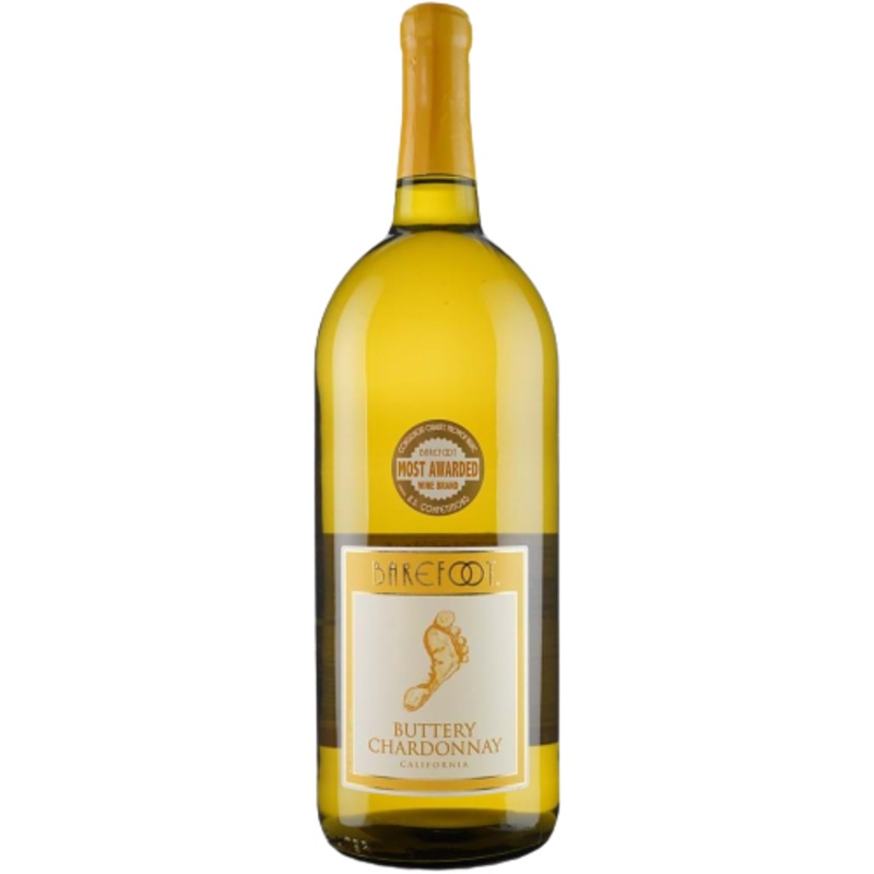 Barefoot Cellars Chardonnay Buttery California 1.5 L (6 Bottle)