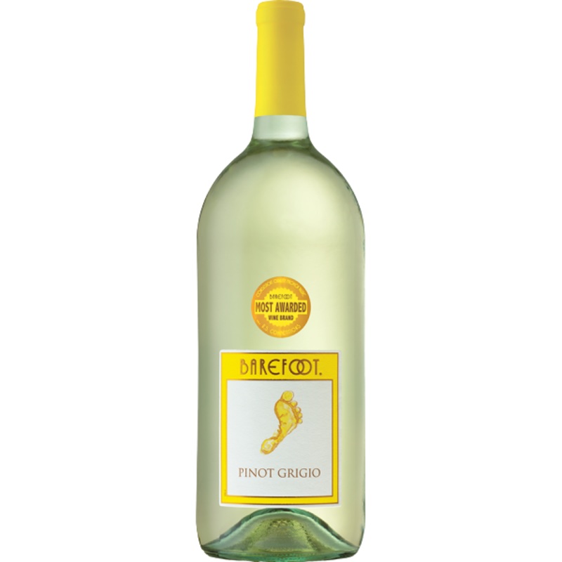 Barefoot Cellars Pinot Grigio California 1.5 L (6 Bottle)