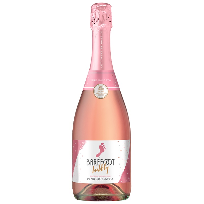 Barefoot Cellars Bubbly Combo Pack (Brut Moscato Pink Moscato Extra Dry) 750 ML