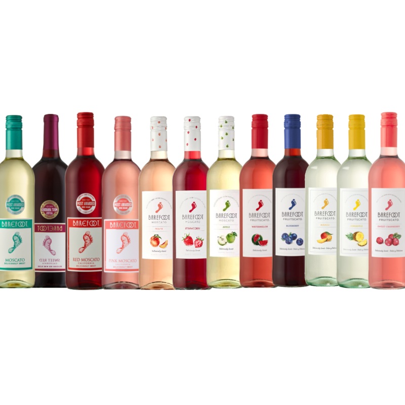 Barefoot Cellars Combo-3 750 ML (12 Bottle)