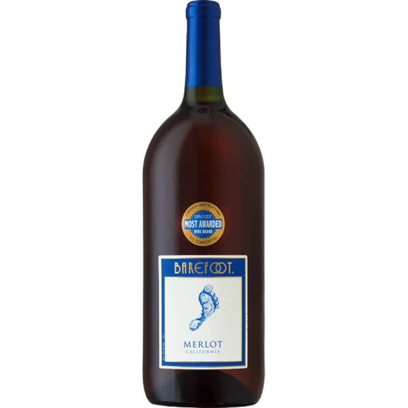 Barefoot Cellars Merlot California 1.5 L (6 Bottle)