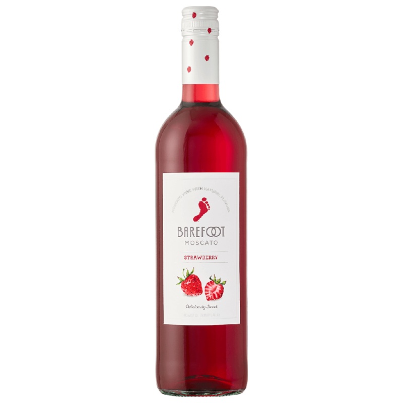 Barefoot Cellars Moscato Strawberry 750 ML