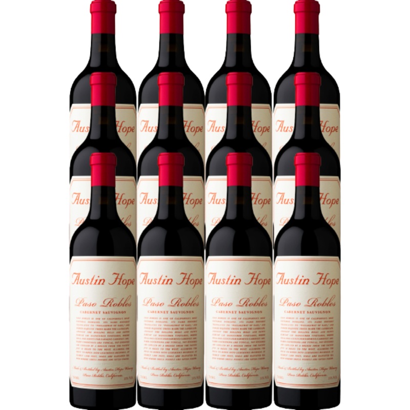 Austin Hope Cabernet Sauvignon 2021 750 ML (12 Bottles)
