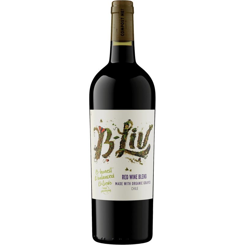 B-Liv Red Wine Blend Chile 2020 750 ML