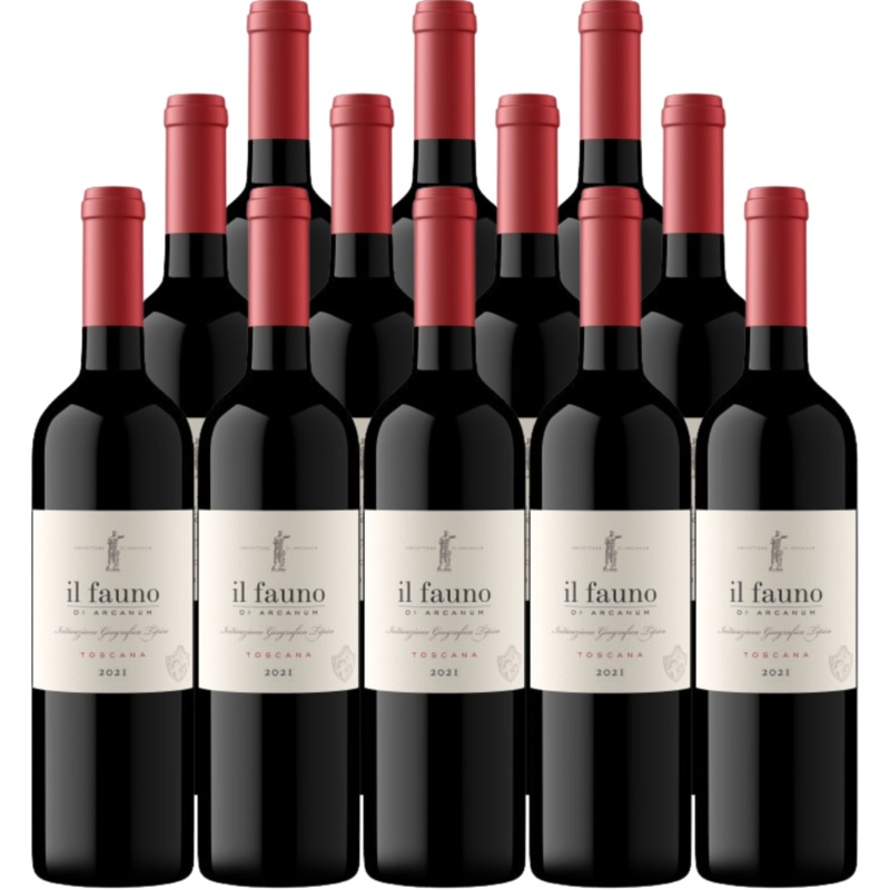 Arcanum Toscana Rosso Il Fauno Di Arcanum 2021 750 ML (12 Bottles)