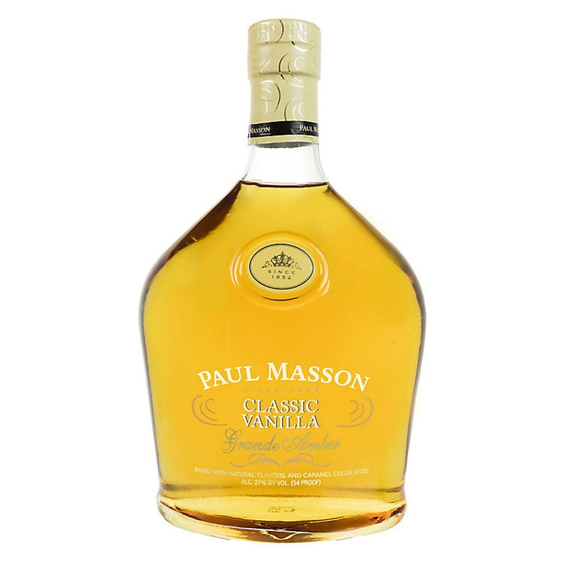 Paul Masson Vanilla Flavored Brandy Grande Amber Classic 54 750 ML