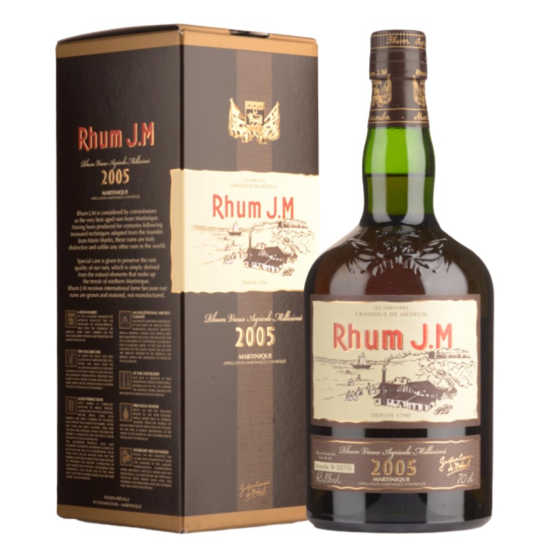 Rhum J.M 10 Year Old Vintage Tres Vieux Rhum Agricole 750 ML